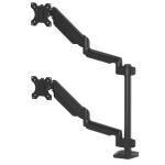 Fellowes 8043401 Monitor Arm Platinum Dual Stacking