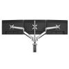 FlexiSpot Premium D7T 10"-27" Triple Monitor Aluminum Mount Ergonomic Swivel Arm, VESA 75 & 100mm, Loading Capacity 2-9 KG Per Arm, 10 Years Warranty Triple Monitor Desk Mount Bracket Desktop Stand FlexiSpot Premium D7T 10"-27" Triple Monitor Aluminum Mount Ergonomic Swivel Arm, VESA 75 & 100mm, Loading Capacity 2-9 KG Per Arm, 10 Years Warranty Triple Monitor Desk Mount Bracket Desktop Stand