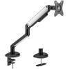 KONIC 17"-32" Single Monitor Stand - Weight Capacity 2-9kg - VESA 100x100 75x75 - Matte Black & White KONIC 17"-32" Single Monitor Stand - Weight Capacity 2-9kg - VESA 100x100 75x75 - Matte Black & White