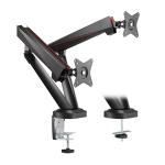 KONIC 17"-32" Spring-Assisted Pro Gaming Dual Monitor Stand - Weight Capacity 8kg