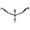 Loctek Pro Mount, 10"-30" Triple Gas Spring Monitor Stand - Aluminum Arm - Black - Max Load 9KG - VESA 75 & 100mm - 360deg Swivel - Dual USB 3.0 Ports - 5 Years Warranty Loctek Pro Mount, 10"-30" Triple Gas Spring Monitor Stand - Aluminum Arm - Black - Max Load 9KG - VESA 75 & 100mm - 360deg Swivel - Dual USB 3.0 Ports - 5 Years Warranty