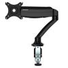 Loctek Pro Mount, 17"-30" Single Gas Spring Monitor Stand - Aluminum Black - Ergonomic 360deg Swivel Arm - Max Load Capacity 2-9 KG - VESA 75 & 100mm - Clamp & Grommet installation - 5 Years Warranty Loctek Pro Mount, 17"-30" Single Gas Spring Monitor Stand - Aluminum Black - Ergonomic 360deg Swivel Arm - Max Load Capacity 2-9 KG - VESA 75 & 100mm - Clamp & Grommet installation - 5 Years Warranty