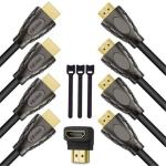 Perlesmith PS-H36K4-U1  4K HDMI Cables, 4 Pack