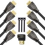 Perlesmith PS-H36K4-U1 4K HDMI Cable - 4 Piece Set