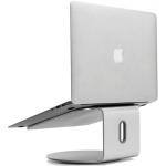 Pout EYES 4 Laptop Stand Riser - 360° Rotating Aluminium - Silver Support up to 17" Laptop, Macbook Ultrabook