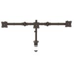 StarTech.com ARMTRIO Desk Mount Triple Monitor Arm - Ergonomic VESA 3 Monitor Mount up to 27" - Articulating & Height Adjustable Pole Mount - Tilt/Swivel/Rotate LCD/LED Screen - Desk Clamp/Grommet