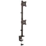 StarTech ARMDUALV Vertical Dual Monitor Mount - Steel For up to 27" (22lb/10kg) Displays