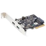 StarTech.com PEXUSB312A3 2 Port USB 3.1 PCI-e Card - 2x A - 10Gbp