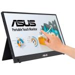 ASUS ZenScreen MB16AMTR 15.6" FHD 10 Point Touch Portable Monitor - Built-in Battery , USB-C 10W & Mini HDMI , Speakers , Ergo kickstand, Tripod socket , Automatic screen orientation