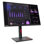 Lenovo ThinkVision T24i-30 24" FHD Business Monitor 1920x1080 - IPS - DisplayPort - HDMI - VGA - 4x USB - Height / Pivot / Swivel / Tilt Adjustable - 100x100 VESA