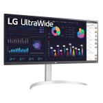 LG 34WQ650-W 34" UltraWide FHD Monitor 2560x1080 - IPS Panel - 100Hz - DisplayPort - 2x HDMI - USB-C (Data Only) - AMD FreeSync - HDR400 - Speakers - Height Adjustable - 100x100 VESA