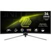 MSI MAG 345CQR 34" 180Hz Curved Ultrawide Gaming Monitor 3440x1440 - 1ms - DisplayPort - 2x HDMI - AMD FreeSync Premium - Height Adjustable - 100x100 VESA MSI MAG 345CQR 34" 180Hz Curved Ultrawide Gaming Monitor 3440x1440 - 1ms - DisplayPort - 2x HDMI - AMD FreeSync Premium - Height Adjustable - 100x100 VESA