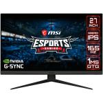 MSI Optix G273QF 27" QHD 165Hz Gaming monitor 2560x1440 - IPS - 1ms - DisplayPort - 2x HDMI - G-Sync Compatible - 125% sRGB - Tilt Adjustable - 100x100 VESA