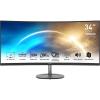 MSI Pro MP341CQ 34" Ultrawide Curved Business Monitor 3440x1440 - DisplayPort - HDMI - 1500R - Speakers - 100x100 VESA MSI Pro MP341CQ 34" Ultrawide Curved Business Monitor 3440x1440 - DisplayPort - HDMI - 1500R - Speakers - 100x100 VESA