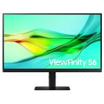 Samsung ViewFinity S60UD 24" QHD USB-C Business Monitor 2560x1440 - IPS Panel - HDMI - DisplayPort - USB-C 90W - RJ45 - USB 3.0 Hub - KVM Switch - Height Adjustable Stand - 100x100 VESA