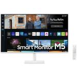 Samsung M5 32" Full HD Smart Monitor with Smart TV Experience - White Color
