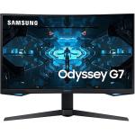 Samsung Odyssey G7 32" QHD QLED 240Hz Curved Gaming Monitor 2560x1440 - 1ms - G-Sync Compatible - Flicker Free - 1000R Curve - HDR600 - 125% sRGB - Height / Pivot / Swivel / Tilt Adjustable - 100x100 VESA