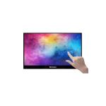 Verbatim 49593 PMT-17 Portable Touch Monitor 17.3" USB-C HDMI Full HD 1080p IPS Display with Metal Housing and Adjustable Kick Stand for Laptops and Gaming Consoles