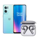 OnePlus Nord CE 2 5G Smartphone Bundle with OnePlus Buds Pro True Wireless Headphones - Bahama Blue/Radiant Silver