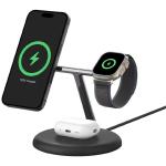 Belkin BoostCharge Pro 3-in-1 Magnetic Wireless Charging Stand with Qi2 15W - Black