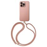 coehl iPhone 16 Pro (6.3") Creme Case - Ballet Pink Magsafe Compatible - Soft - Smooth Exterior that Reduces Fingerprints - Smudges and Dust Adhesion - Includes Matching Lanyard Strap