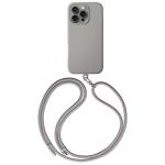 coehl iPhone 16 Pro (6.3") Creme Case - Taupe Grey Magsafe Compatible, Soft, Smooth Exterior that Reduces Fingerprints, Smudges and Dust Adhesion, Includes Matching Lanyard Strap