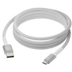 Dbramante Re-charge Pro CB25ACGR7118 Braided USB-A to USB-C Cable - 2.5m - White