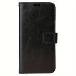 Redmi 13C (2024) Flip Wallet Case - Black, 3 Card Slots, Cash Compartment, Magnetic Clip
