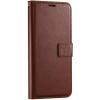 iPhone 14/13 Flip Wallet Case - Brown 3 Card Slots - Cash Compartment - Magnetic Clip iPhone 14/13 Flip Wallet Case - Brown 3 Card Slots - Cash Compartment - Magnetic Clip