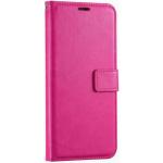 iPhone 15 Pro Flip Wallet Case - Pink 3 Card Slots - Cash Compartment - Magnetic Clip