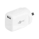 Goobay 65598 Wall Charger ANZ 10W USB-A - White