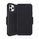Itskins iPhone 12 / 12 Leather Hybrid Pro Folio Case - Black