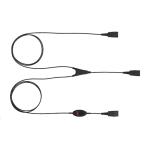 Jabra 8800-02-01 Supervisor Cord with Mute Function for Desk Phones also Works with Softphones via LINK 2X0.
