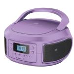 Laser CDBB-BT500PL-538  Bluetooth CD Boombox with MP3 Purple