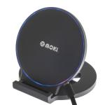 Moki ChargeStand ACC-MCP10WS Wireless Charger - 10W - Black