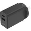 Mophie Essential 30W PD Dual Port Wall Charger - Black, 1 USB-C PD, 1 USB-A Up to 30W Fast Charging Apple iPhones, Samsung Smart Phones, Solid Construction Mophie Essential 30W PD Dual Port Wall Charger - Black, 1 USB-C PD, 1 USB-A Up to 30W Fast Charging Apple iPhones, Samsung Smart Phones, Solid Construction