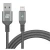 Momax Elite Link Lightning Cable - 1.2m - Black Triple Braided Nylon - MFi Certified - 6X Stronger - Compatible with LifeProof iPhone Cases Momax Elite Link Lightning Cable - 1.2m - Black Triple Braided Nylon - MFi Certified - 6X Stronger - Compatible with LifeProof iPhone Cases