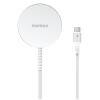 Momax Magsafe 15W Wireless Charging Pad with 2M Rugged Cable - White - Apple Magsafe Certified, 15W Fast Wireless Magsafe charging, 2M Type-C Rugged Cable Momax Magsafe 15W Wireless Charging Pad with 2M Rugged Cable - White - Apple Magsafe Certified, 15W Fast Wireless Magsafe charging, 2M Type-C Rugged Cable