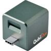 Maktar Qubii DUO USB-C Auto Backup While Charging, MFi Certified, Mid-night Green, for iOS and Android - MicroSD card Required for Back up Maktar Qubii DUO USB-C Auto Backup While Charging, MFi Certified, Mid-night Green, for iOS and Android - MicroSD card Required for Back up