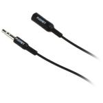 PUDNEY P1201 Stereo Audio 3.5mm Extension Cable - 2m - Black PVC