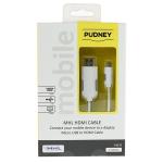 PUDNEY P1172 MHL 2.0 MHL to HDMI Cable - 2m - White Mobile to HDTV - PVC