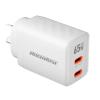 RockRose Casa II G65 - 65W PD , Dual USB-C Port 65W USB-C AC Wall Charger RockRose Casa II G65 - 65W PD , Dual USB-C Port 65W USB-C AC Wall Charger