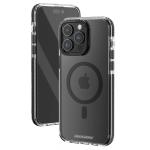 RockRose iPhone 16 Pro Max ( 6.9") Magcase Pro Ultra Durable Phone Case - MagSafe Compatible with Premium German Bayer TPU with Clear PC Back - Outer PC Protective Frame & Metal Casing Protection for Camera & Button