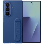 Samsung Galaxy Z Fold7 Silicone Case Back Cover + Screen Protector (AR) + Stand - Navy