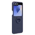 Samsung Galaxy Z Flip7 FE/Flip6 Silicone Case with Ring Navy