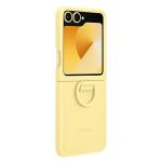 Samsung Galaxy Z Flip7 FE/Flip6 Silicone Case with Ring Yellow