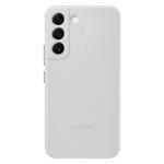 Samsung Galaxy S22 5G Leather Cover - Light Gray