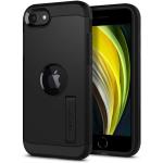 Spigen iPhone SE (3rd/2nd Gen)/8/7 Tough Armor Case - Black, DROP-TESTED MILITARY GRADE,HEAVY DUTY, 3-Layer Extreme Protection, Reinforced Kickstand built-in,Air Cushion Technology,ACS00950