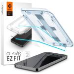 Spigen Galaxy S24+ 5G Premium Tempered Glass Screen Protector - 2 Pack Super HD Clarity - 9H Screen Hardness - Delicate Touch - Perfect Grip - Case Friendly with Spigen Phone Case
