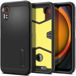 Spigen Galaxy XCover 7 (2024) Tough Armor Case - Black DROP-TESTED MILITARY GRADE - HEAVY DUTY - 3-Layer Extreme Protection - Air Cushion Technology - Dual Layer Protection